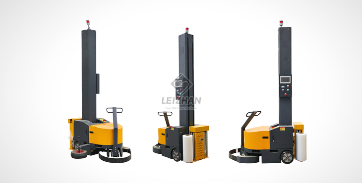 Robotic Stretch Wrapping Machine